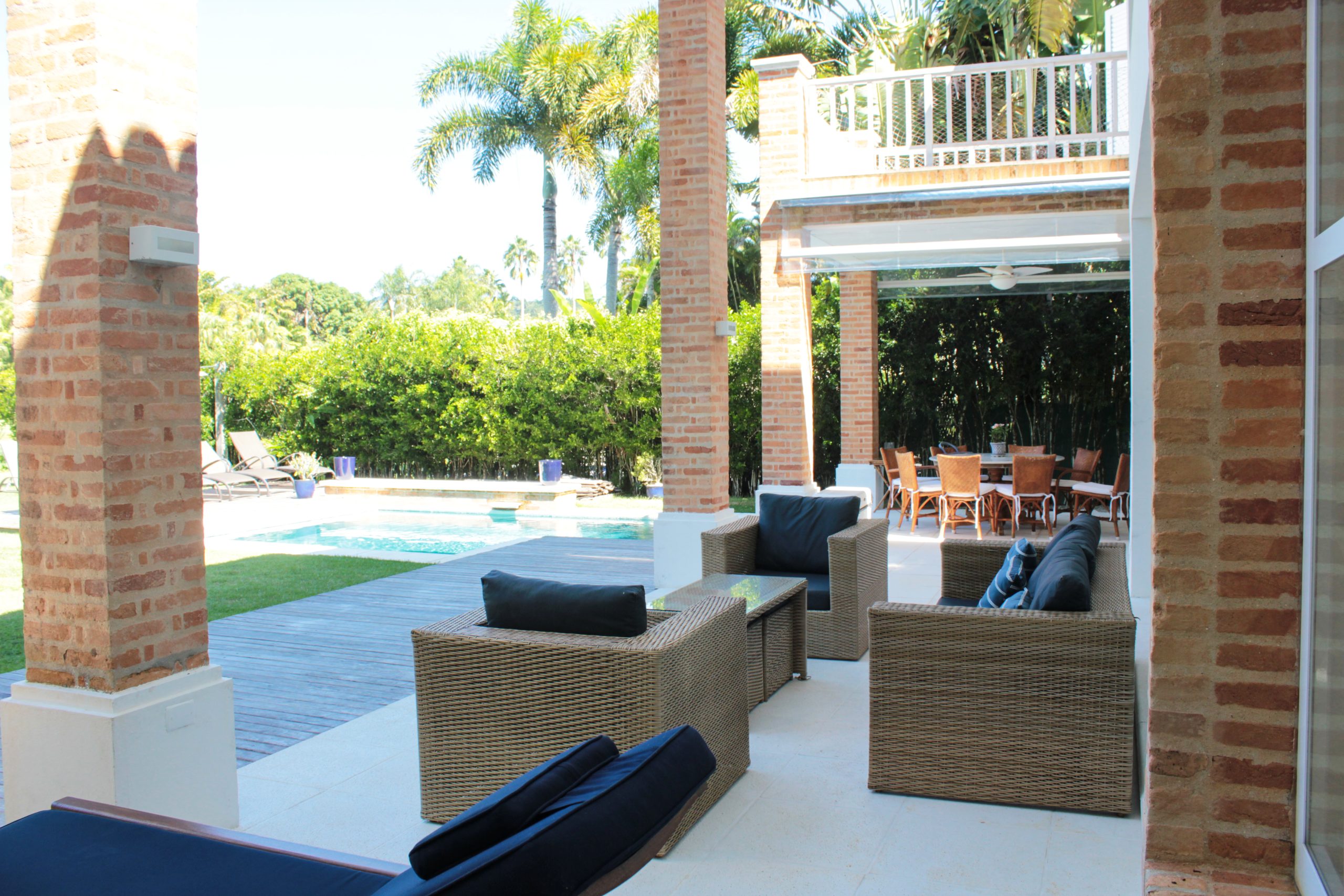 1.10 terraço, piscina e jardim